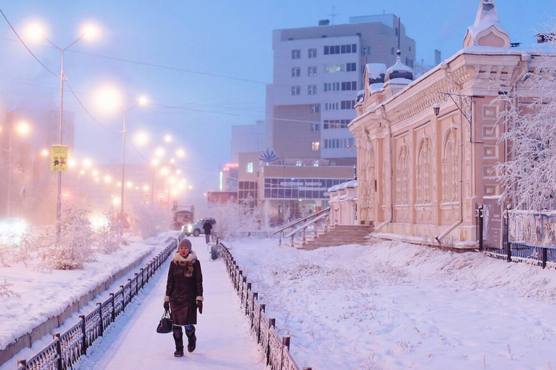 Якутск зимой