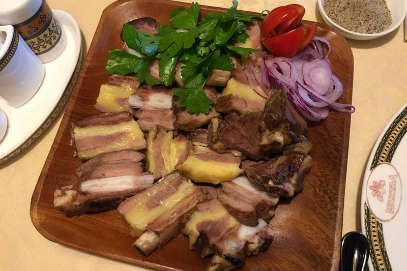 Якутский ойогос в ресторане