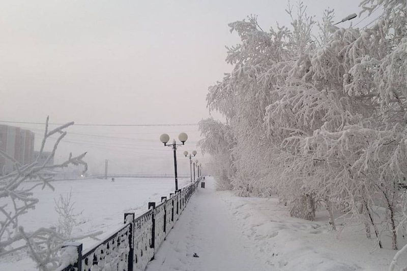 Суровая якутская зима