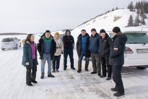Остановились возле Еланских столбов