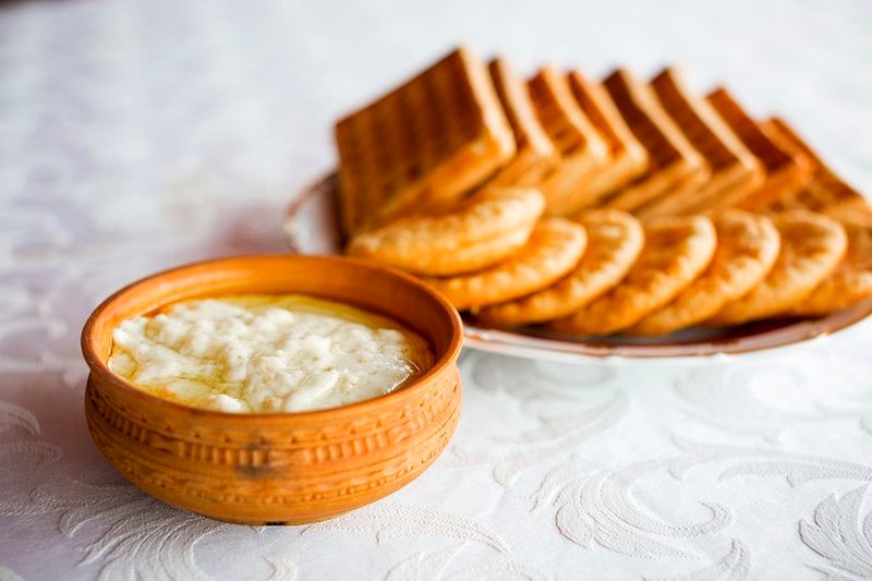 Якутское блюдо саламат Якутское блюдо саламат