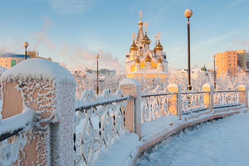 Зимний Якутск